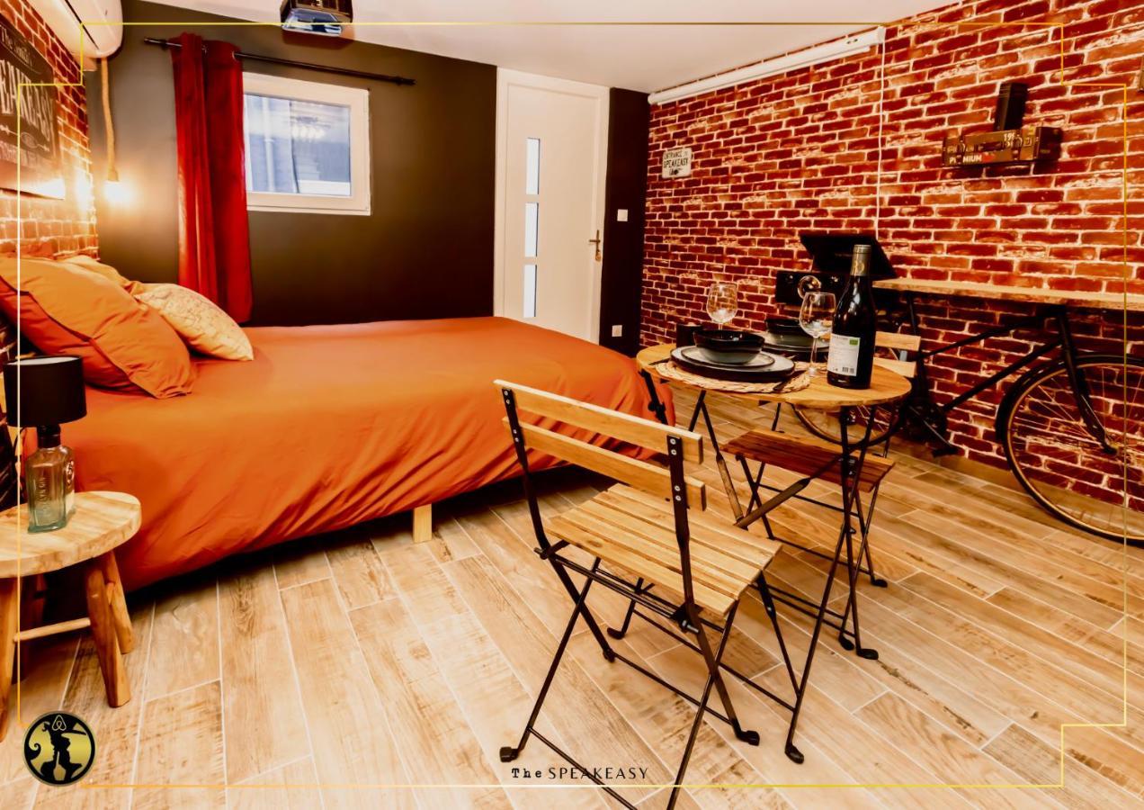 סן-אטיין "The Speakeasy" Pub New Yorkais Centre Ville - Ideal Pro - Wifi Fibre - Retroprojecteur Cinema מראה חיצוני תמונה